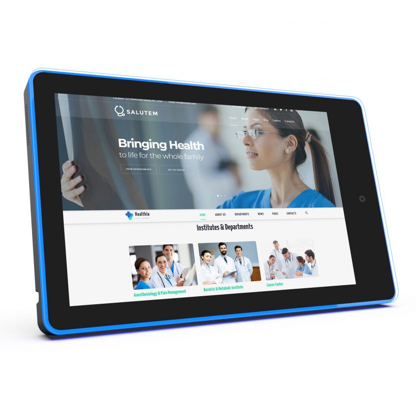 SyncSign 10.1-inch LCD Digital Signage Display Panel (Touch Screen ...
