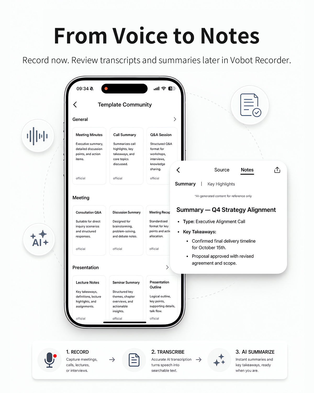 Vobot V05E AI voice recorder - 4_V05E_New_Gallery