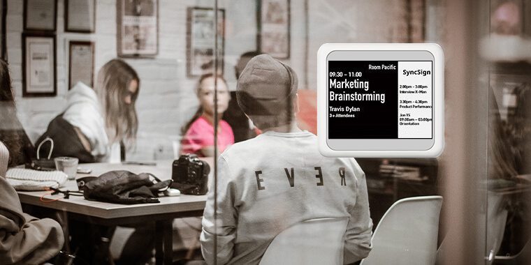e ink meeting room display e ink meeting room display
